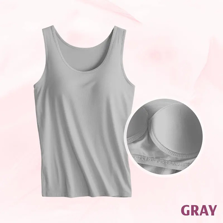 Pay 1 Get 3 - Soft Built-In Bra Tank Top for Women