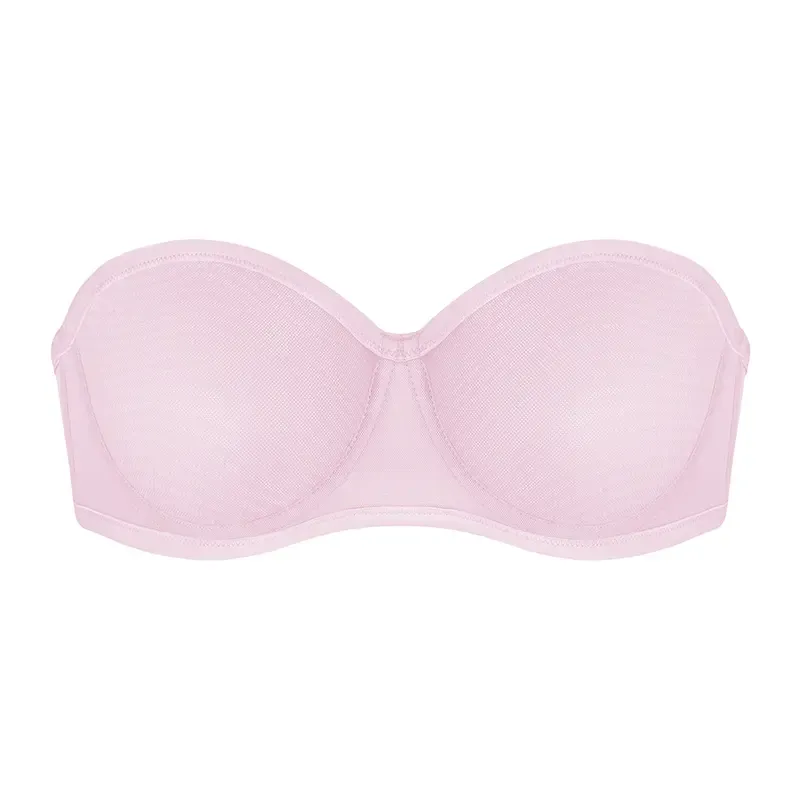 Pay 1 Get 3 - Women's Convertible Strapless Minimiser Bandeau Bra