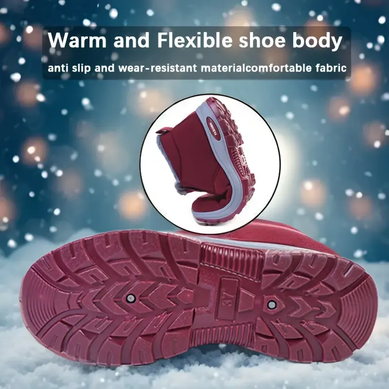 Women's Winter Plush Warm & Waterproof & Anti-slip Orthopedic Shoes (HOT SALE !!!-50% OFF)