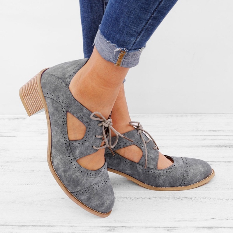 🔥Last Day 60% OFF - New large size breathable retro thick heel sandals