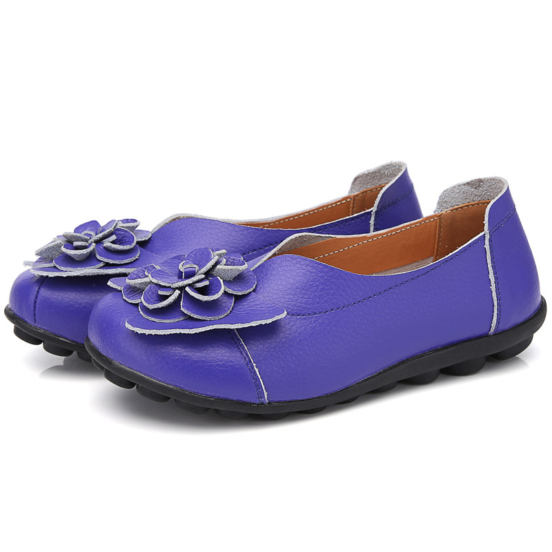 Orthopedic Flower Loafers In Breathable Leather - BUY 2 FREE SHIPPING