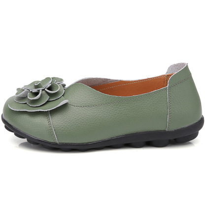 Orthopedic Flower Loafers In Breathable Leather - BUY 2 FREE SHIPPING