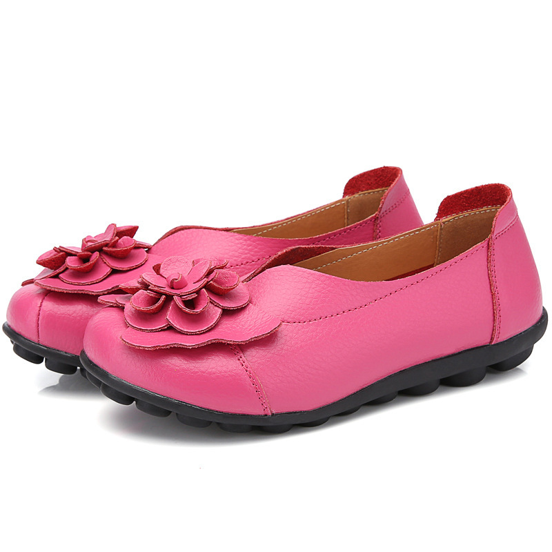 Orthopedic Flower Loafers In Breathable Leather - BUY 2 FREE SHIPPING