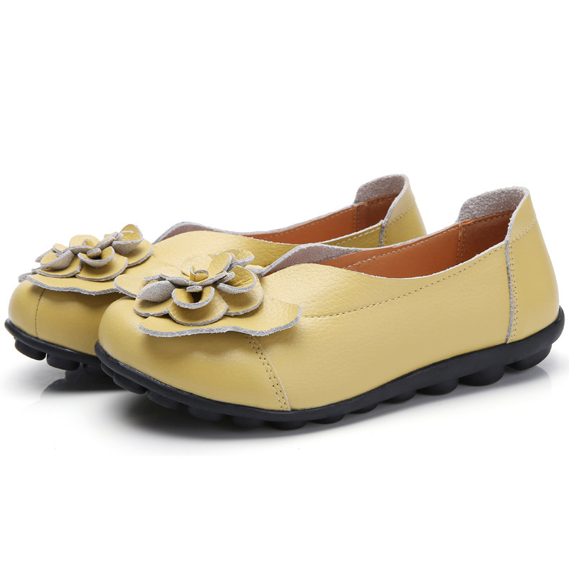 Orthopedic Flower Loafers In Breathable Leather - BUY 2 FREE SHIPPING
