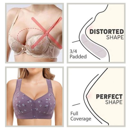 Pay 1 Get 3 - Comfortable & Convenient Front Button Bra