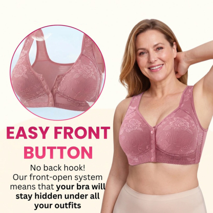 Pay 1 Get 3 - Front Closure Breathable Cotton Lifting Bra