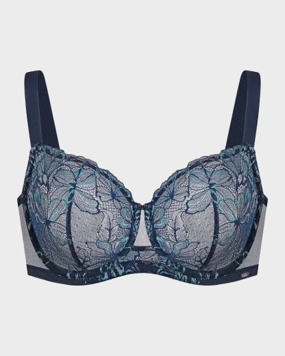 Pay 1 Get 3 - Floral Lace Plus Size Unlined Minimizer Bra