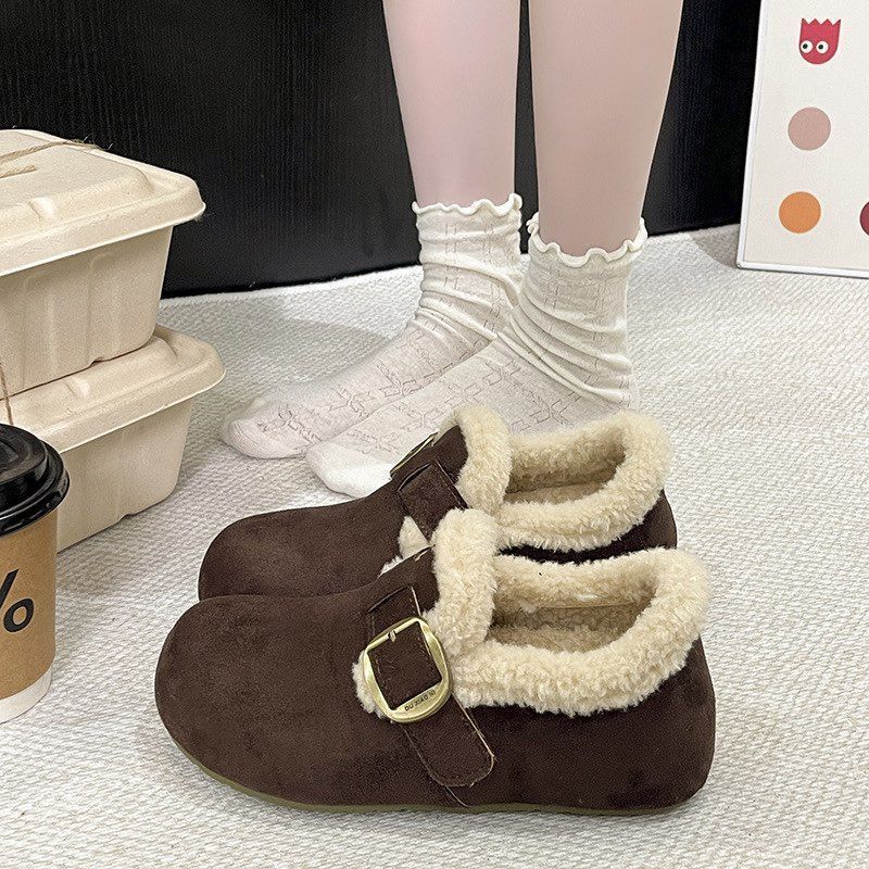 Fleece-lined Closed-toe Shoes ( BUY 2 FREE SHIPPING )