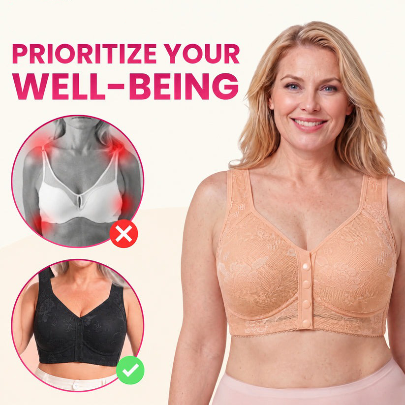 Pay 1 Get 3 - Front Closure Breathable Cotton Lifting Bra