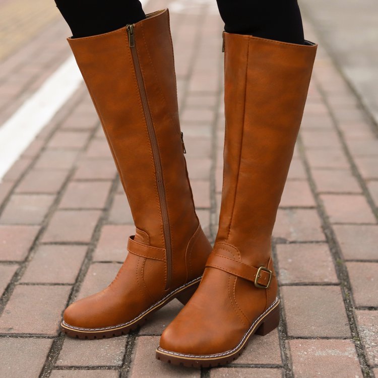 Women's Winter Waterproof Leather Boots