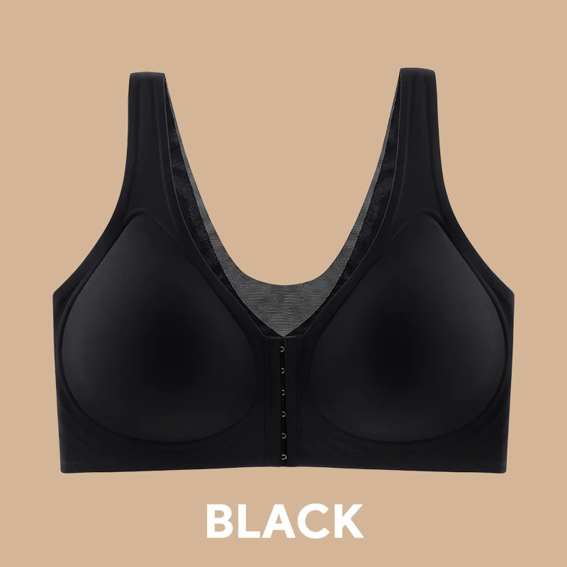 Pay 1 Get 3 - Seamless Front Buckle Cross Back Shaping Bra For Seniors