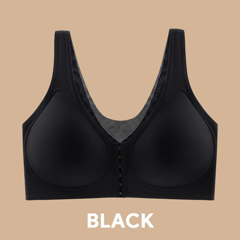 Pay 1 Get 3 - Seamless Front Buckle Cross Back Shaping Bra For Seniors
