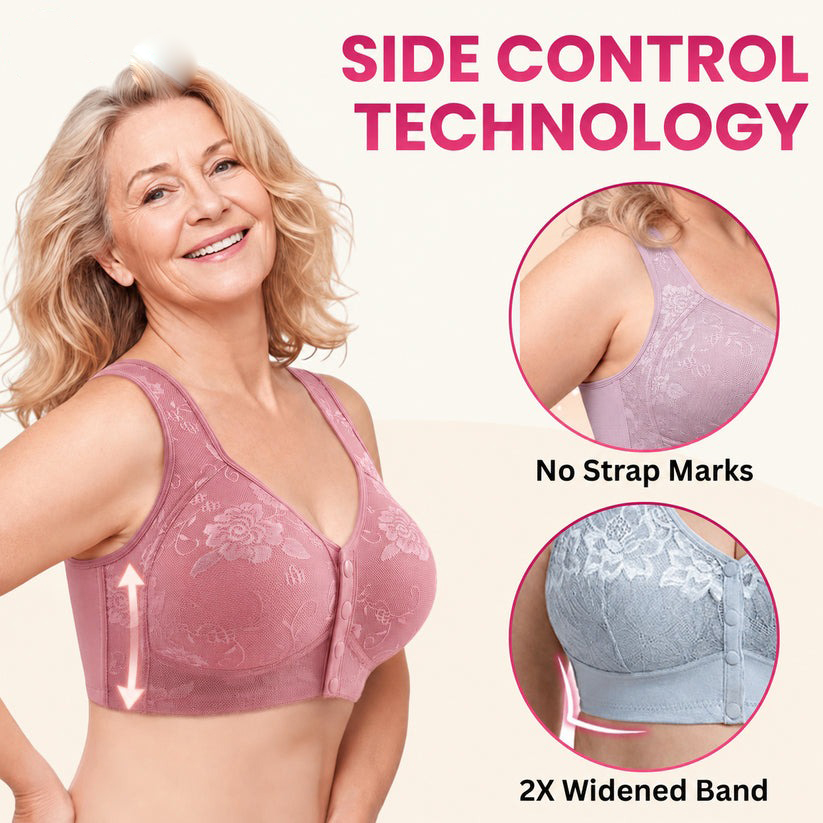 Pay 1 Get 3 - Front Closure Breathable Cotton Lifting Bra