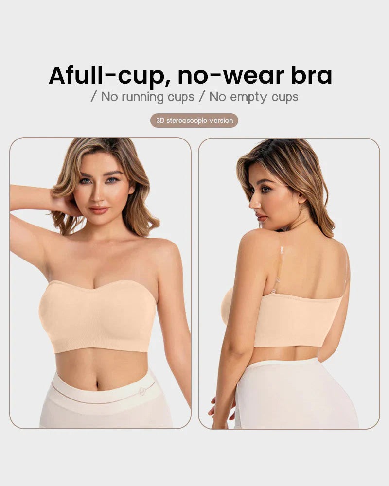 Pay 1 Get 3 - Wireless Strapless Bandeau Bra