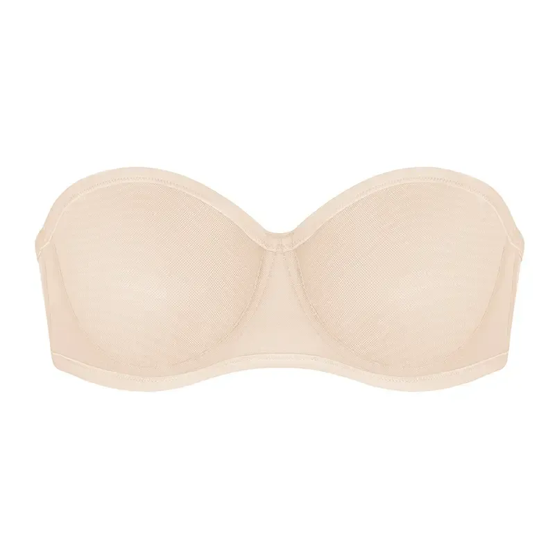 Pay 1 Get 3 - Women's Convertible Strapless Minimiser Bandeau Bra