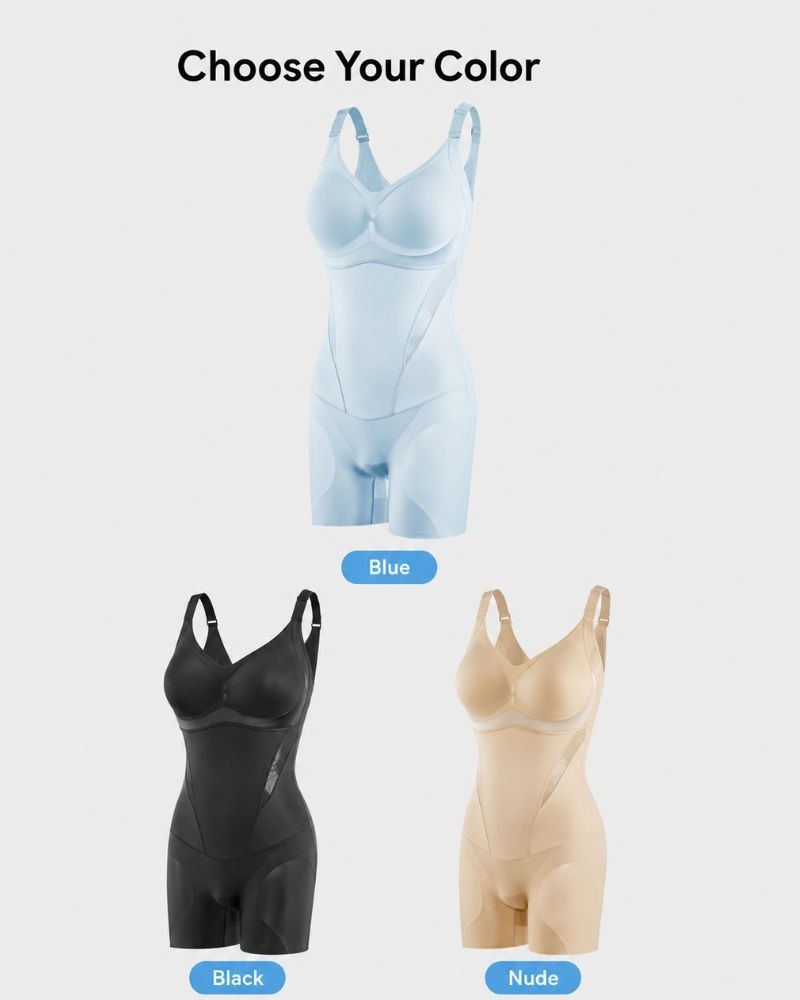 Pay 1 Get 3 - Cooling Tummy Control Butt-Lift Shapewear Bodysuit