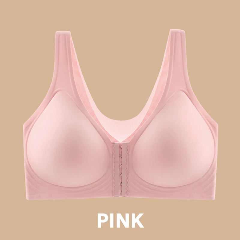 Pay 1 Get 3 - Seamless Front Buckle Cross Back Shaping Bra For Seniors