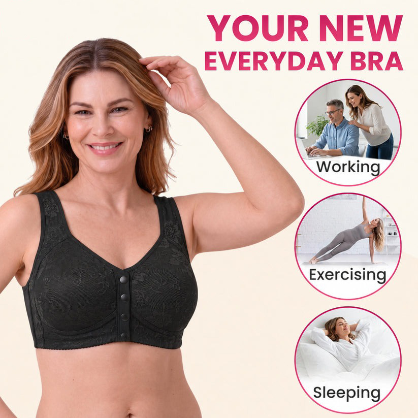 Pay 1 Get 3 - Front Closure Breathable Cotton Lifting Bra