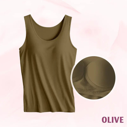 Pay 1 Get 3 - Soft Built-In Bra Tank Top for Women