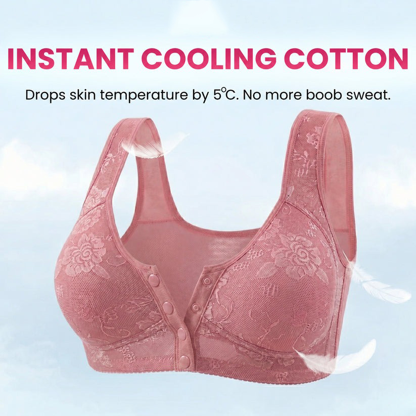 Pay 1 Get 3 - Front Closure Breathable Cotton Lifting Bra