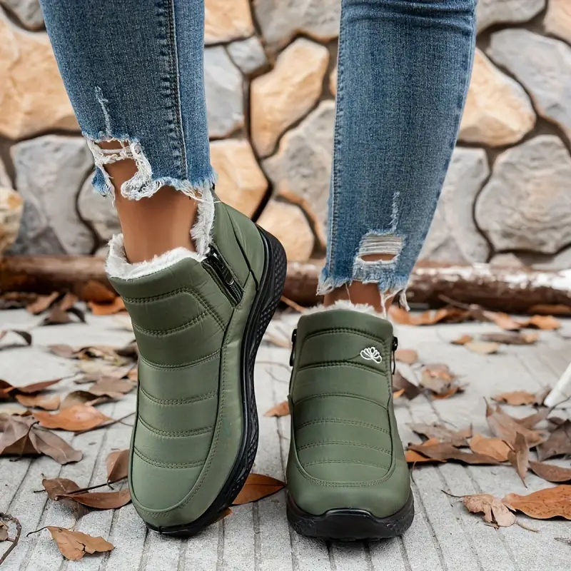 Women’s Insulated Snow Boots – Waterproof, Non-Slip & Fur Lined