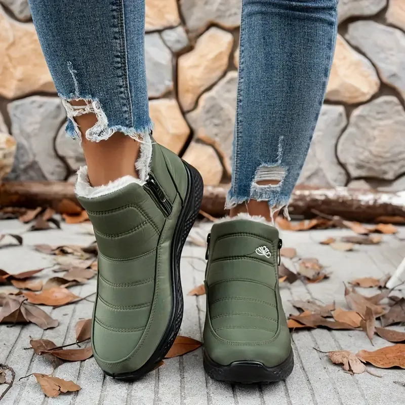Women’s Insulated Snow Boots – Waterproof, Non-Slip & Fur Lined