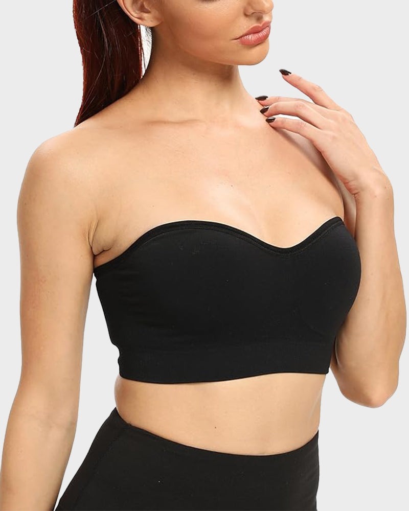 Pay 1 Get 3 - Wireless Strapless Bandeau Bra