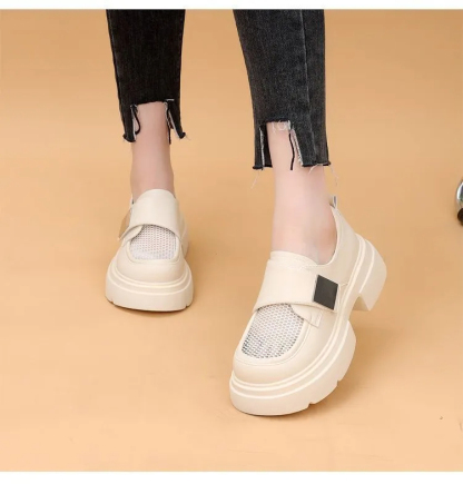 [Comfortable Wedge] Women's Velcro thick sole Heeled Sandals