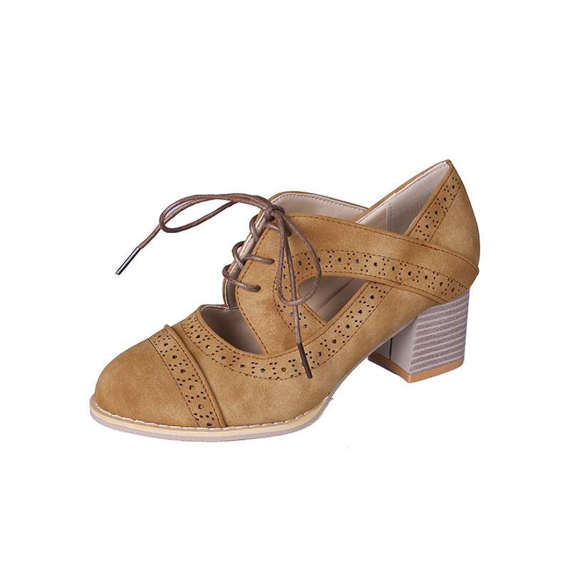 🔥Last Day 60% OFF - New large size breathable retro thick heel sandals