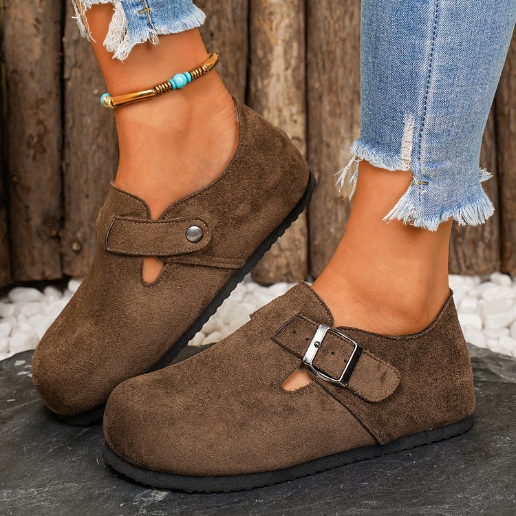 Comfortable Birkenstock-style shoes with soft soles and soft uppers ( BUY 2 FREE SHIPPING )
