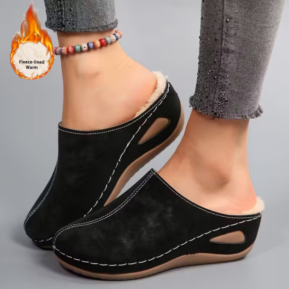 Women's Cozy Fleece Lined Slip-On Loafers