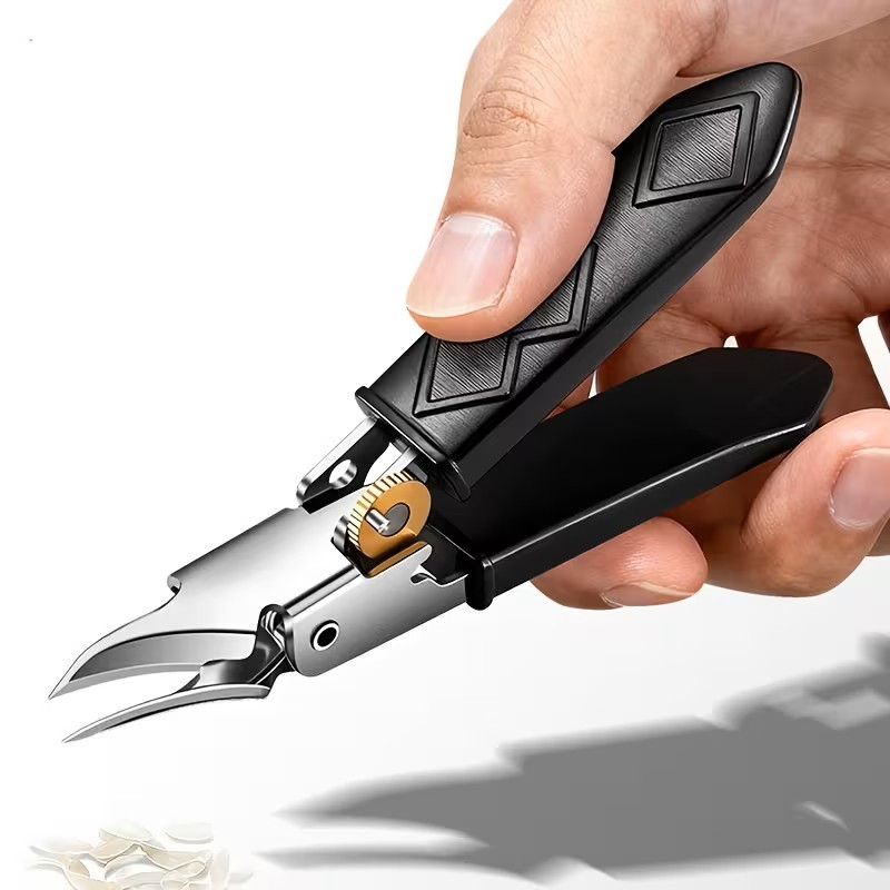 New Model of Ultra-Sharp Angled Pulley Switch Nail Clippers, Cuticle Nippers, And Large Toenail Scissors
