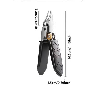 New Model of Ultra-Sharp Angled Pulley Switch Nail Clippers, Cuticle Nippers, And Large Toenail Scissors