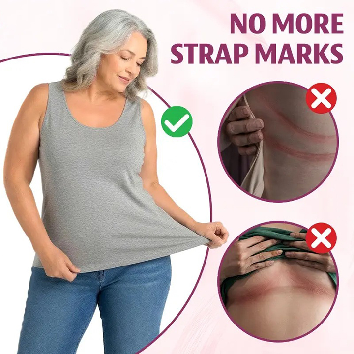 Pay 1 Get 3 - Soft Built-In Bra Tank Top for Women
