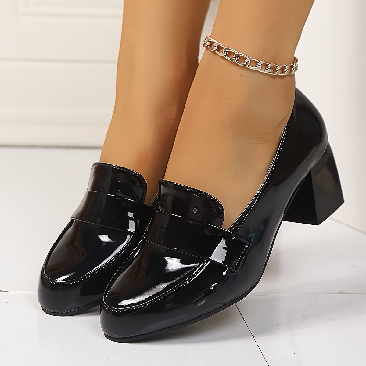Women's High-heeled Leather Shoes ( BUY 2 FREE SHIPPING )