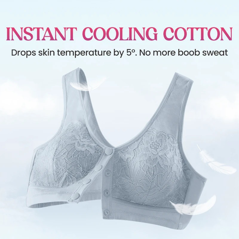 Pay 1 Get 3 - Front Closure Breathable Cotton Lifting Bra for Seniors