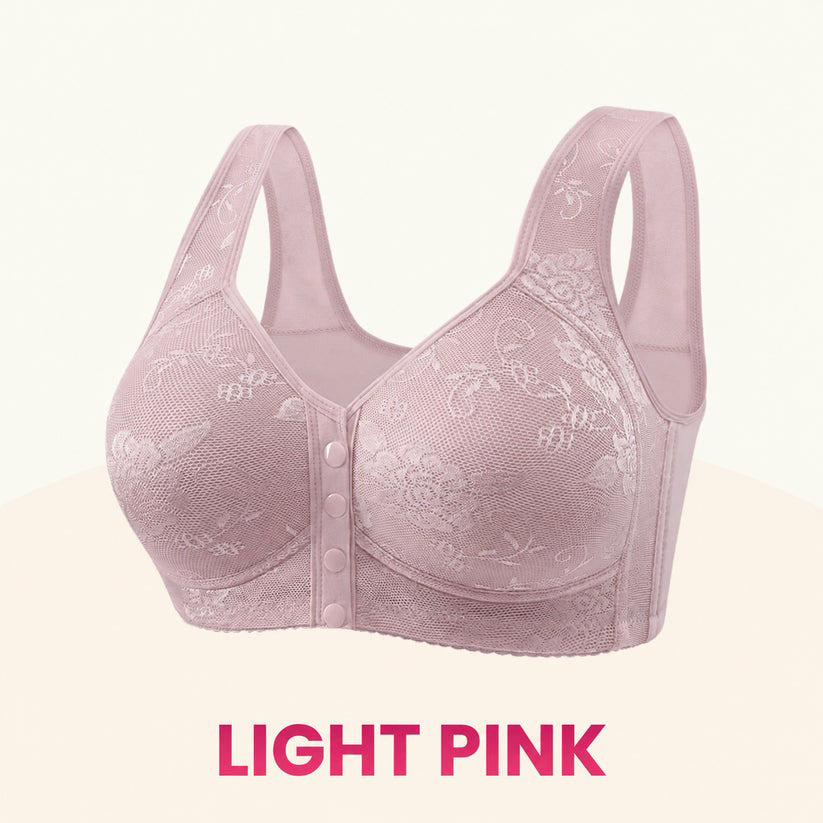 Pay 1 Get 3 - Front Closure Breathable Cotton Lifting Bra