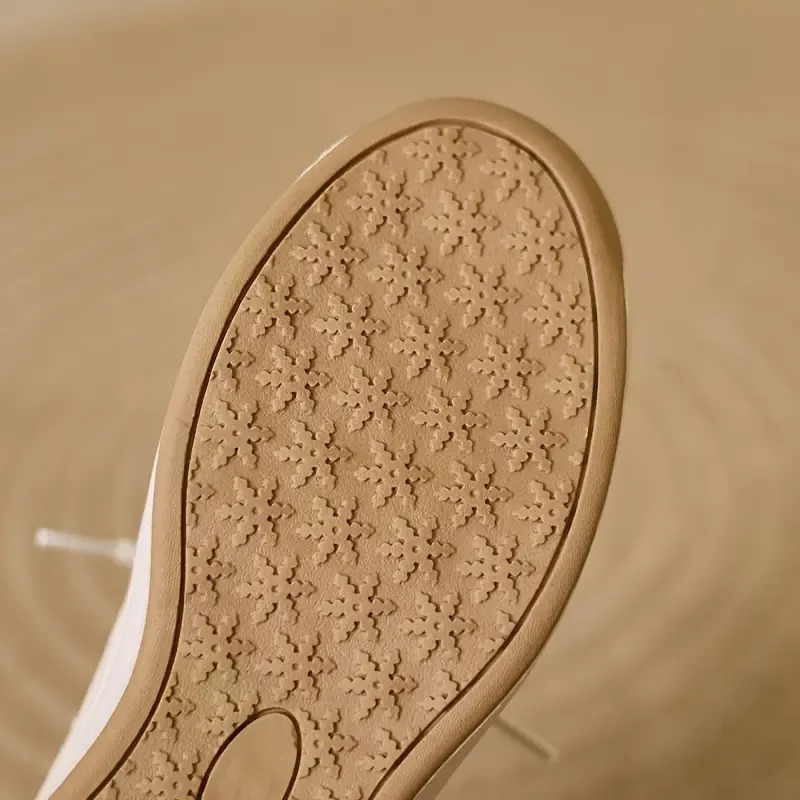 Women's Chic White Slip-On Loafers with Thick Sole