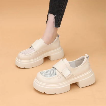 [Comfortable Wedge] Women's Velcro thick sole Heeled Sandals