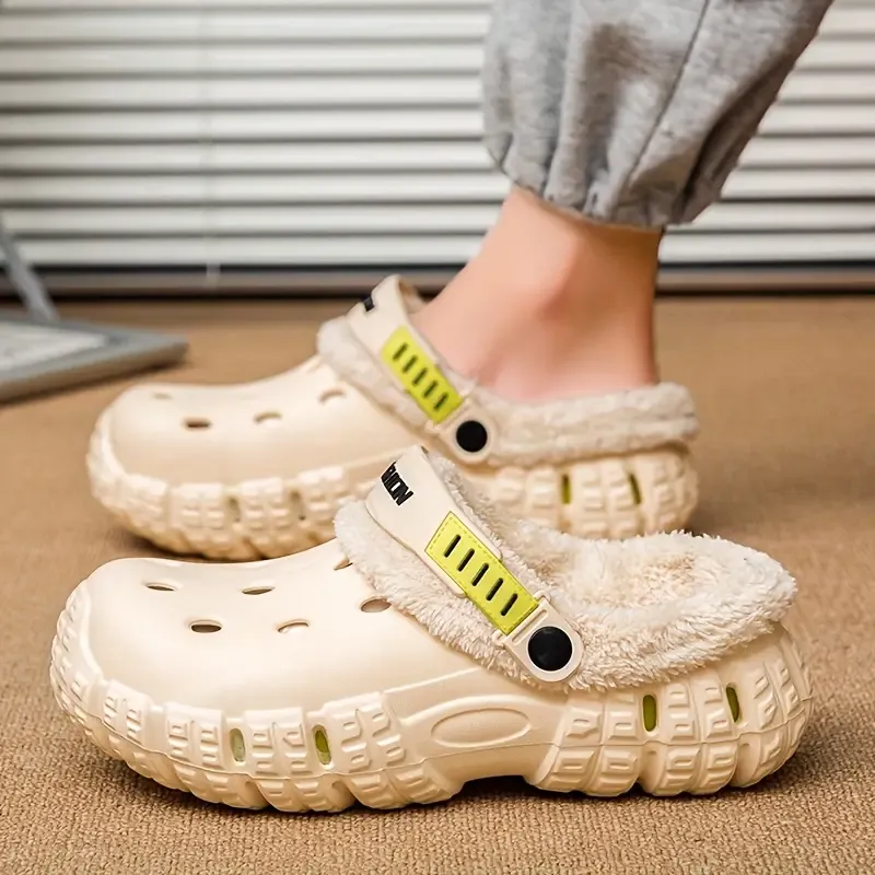 Men's & Women's Warm Indoor/Outdoor Slippers with Soft Fleece Lining