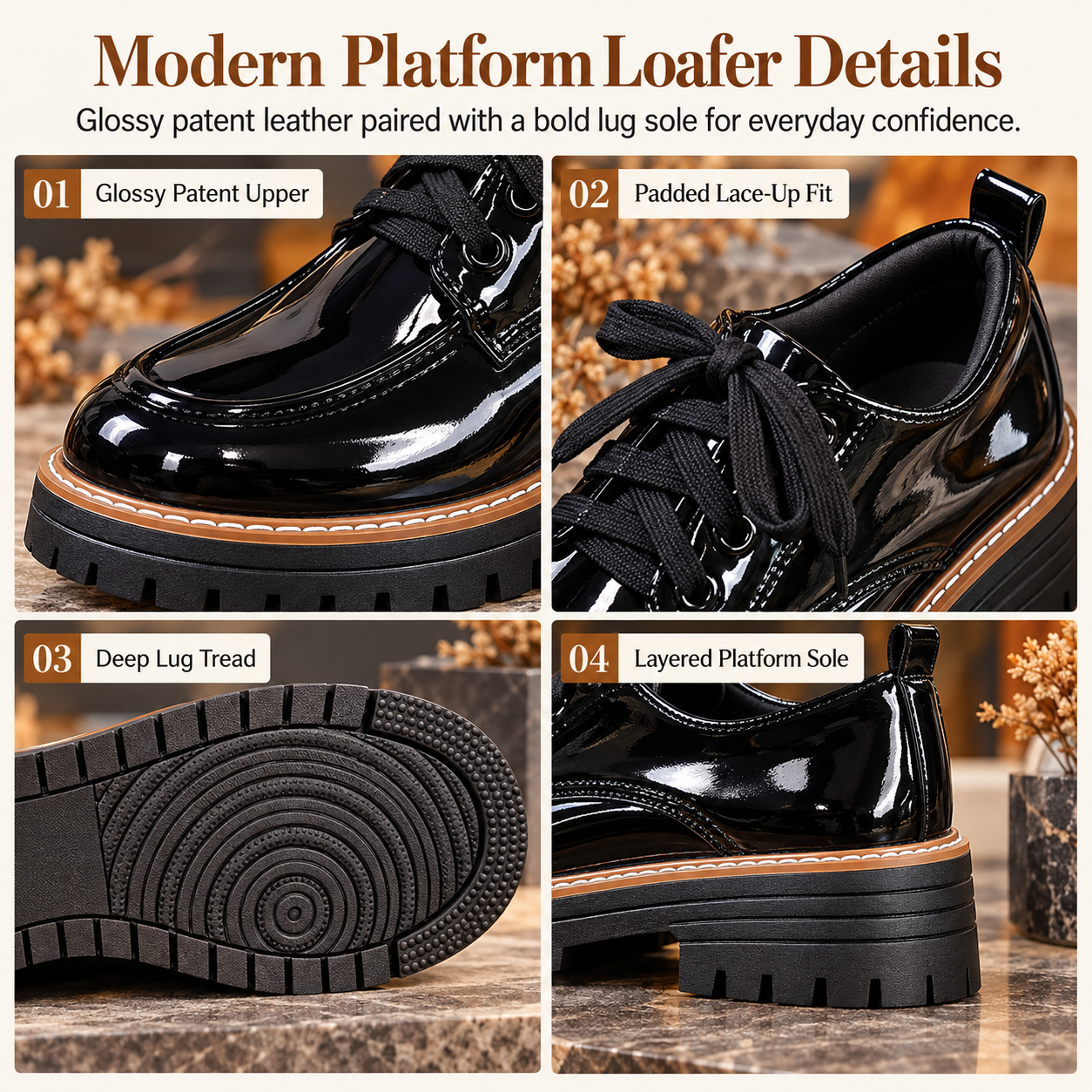 Round-toe casual loafers ( BUY 2 FREE SHIPPING )
