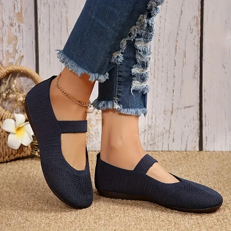 🔥Last Day 60% OFF - Women's Breathable Flying Woven Flat Shoes