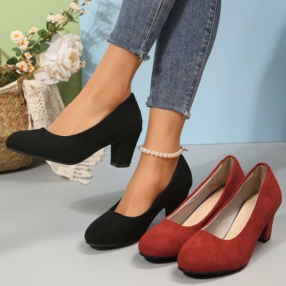 Women's Solid Color One-Strap High Heels ( BUY 2 FREE SHIPPING )