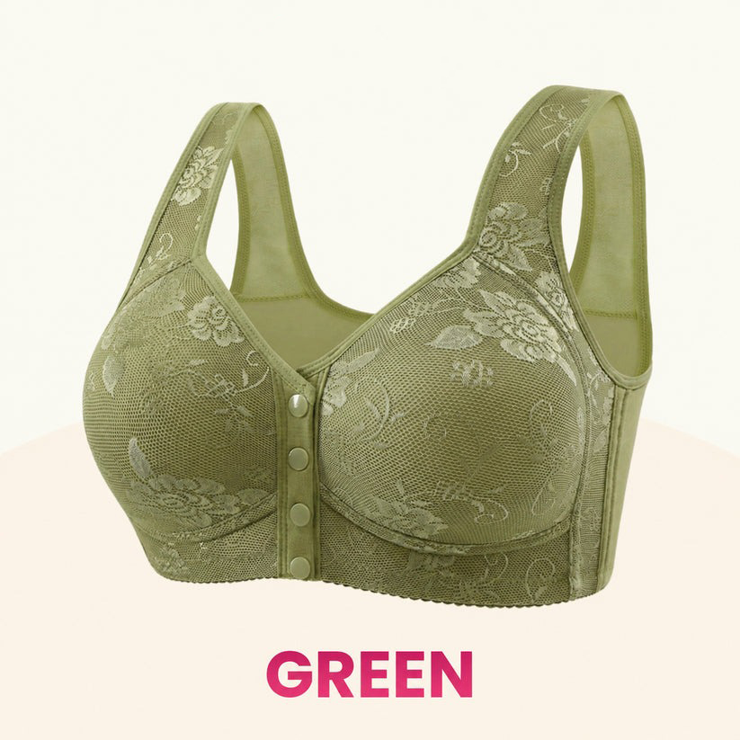 Pay 1 Get 3 - Front Closure Breathable Cotton Lifting Bra