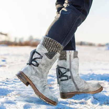 🔥Clearance Sale 60% OFF - Women's Winter Warm Back Lace Up Snow Boots