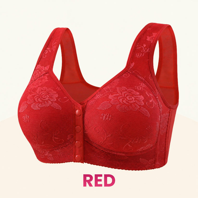 Pay 1 Get 3 - Front Closure Breathable Cotton Lifting Bra