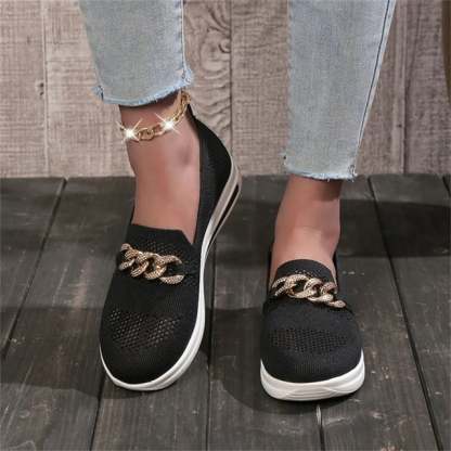 🔥Last Day 70% OFF -Women's Woven Breathable Casual Wedge Sneakers