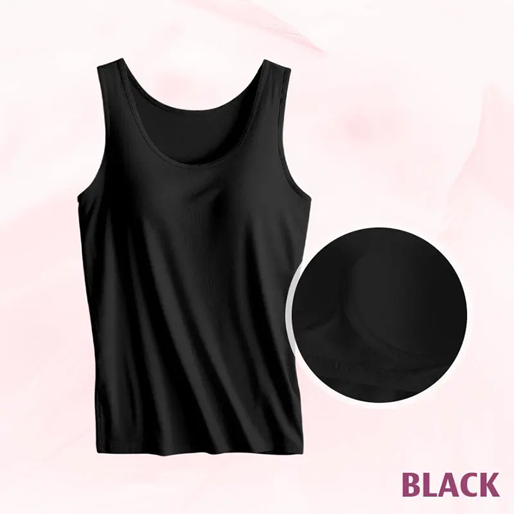 Pay 1 Get 3 - Soft Built-In Bra Tank Top for Women