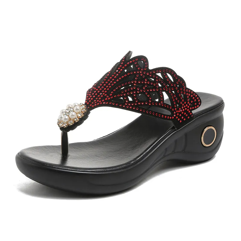 Women's Rhinestone Bohemian Slippers