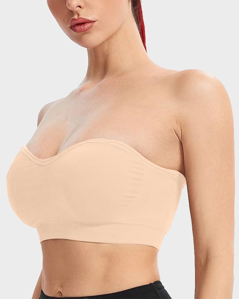 Pay 1 Get 3 - Wireless Strapless Bandeau Bra